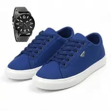 Kit Masculino Sapatenis Casual Social Confortável + Relógio de Ponteiro Masculino Estiloso Oferta