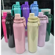 Garrafa Térmica Inox 350ml /500ml Prática para Bebidas Quentes e Frias-P1917