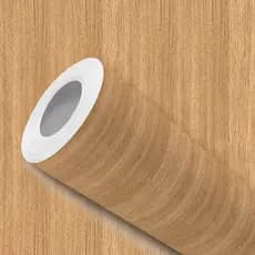 Papel de Parede Vinílico Madeira Clara Natural Fácil de Aplicar