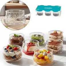 Kit 6 Potes Tigelas Sobremesa Nature 200ml Nadir Figueiredo