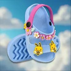Sandália infantil Para meninas Papete confortável