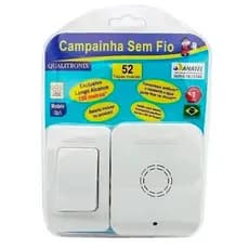 CAMPAINHA SEM FIO QUALITRONIX 54 TOQUES