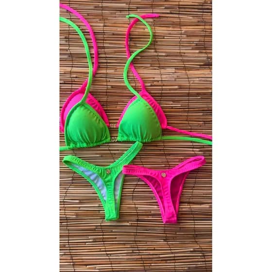 Biquíni Feminino Cortininha Premium Bojo Removível Moda Praia Confortável Verão 2026 Alta Qualidade