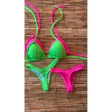 Biquíni Feminino Cortininha Premium Bojo Removível Moda Praia Confortável Verão 2026 Alta Qualidade