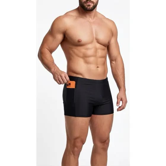 sunga box masculina com bolso premium