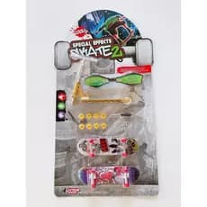 Kit Conjuntos Skate De Dedo Fingerboard com Ferramentas