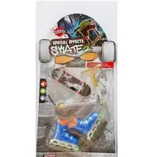 Kit Conjuntos Skate De Dedo Patinete e Patins Fingerboard com Ferramentas