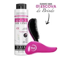 Selagem Restauradora Mágica Do Liso Hair 1l + Escova Hair