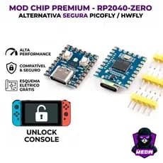 Chip RP2040 Zero Original | Alternativa HWFLY / Picofly + Esquema