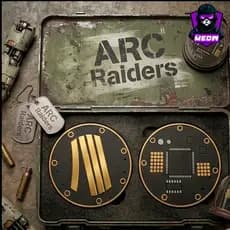 Kit Porta-Copos Premium ARC Raiders: Variações Símbolo ARC e PCB Dourado (Edição Resistência)