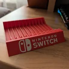 Case Suporte Organizador Jogos Nintendo Switch 1 e 2 - Várias Cores