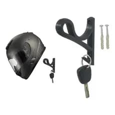 Suporte De Capacete Para Pendurar Em Parede + Parafusos