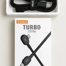 Cabo Turbo Tipo-C CB126 60W 1m Reforçado | Carregamento Rápido Power Delivery | Nylon Trançado | USB-C para USB-C