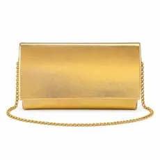 Bolsa Moda Feminina Ju Metalizada Compacta Estilo Moderno Ideal para Festas Eventos e Uso Diário