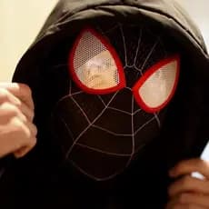 Influenciador coração Normal mesmo estilo Spiderman chapelaria adulto crianças bonito engraçado máscara chapelaria engra