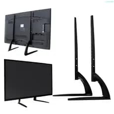 Cucrya Pernas Suporte TV Ajustáveis Para TVs Tela Plana 26 75 Polegadas Até 800x400 mm Fácil Instalação