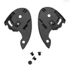 Cucriaa Capacetes Viseiras Escudo Placa Base Conjunto Para Eixo 551 Moto Reparação Parte