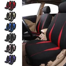 Conjunto Para Assento Carro cucryaa Carvão Preto – Capa Banco Dividido Dianteiro E