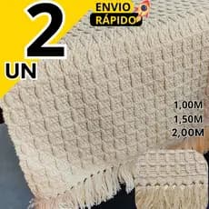 Peças Caminho de Mesa  Cru Premium Usado para Decorar, Aparador ou Centro, Ideal para Proteger Mesa.