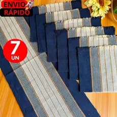 KIT 1/2/3/4/5/6/7 Completo Mesa Posta Tear Manual Luxo Ideal Presentear Data Especial, Chá Casa Nova
