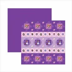 Papel Scrapbook Disney Princesinha Sofia Forminhas e Toppers SDFD050 Toke e Crie