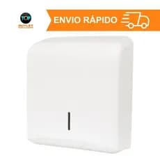 Dispenser p/ Papel Toalha Interfolha Toalheiro Parede Banheiro Escritório Loja Empresa Branco