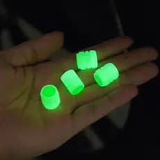 Kit Com 4/8/12 Unidades Atacado de Tampa De Bico de Válvula De Pneus Cor Fluorescente Luminosa Para Moto Autos e Bike