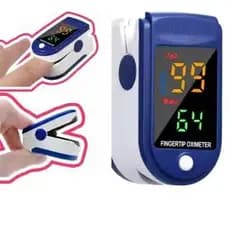 KIT1 Oxímetro de Dedo de Pulso Digital Batimento Cardíaco Monitor de Frequência