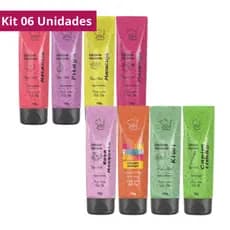 Kit 06 Esfoliante Hidratante Corporal Bisnaga100g Soul Cosméticos