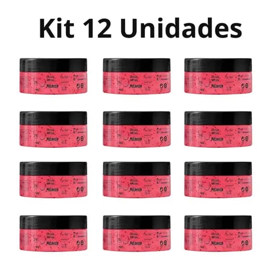 Kit 12 Esfoliante Hidratante Corporal 180g Soul Cosméticos