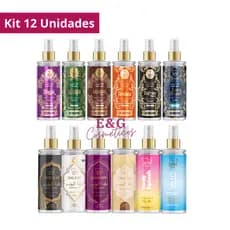 Kit 12 Body Splash Masculino e Feminino Árabe e Classicos Soul Cosméticos 200ml