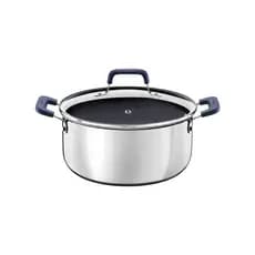 Cacarola Alum 20Cm Romagna Pre C/ Rev Cerâmico - C/ Fundo Externo Em Aço Inox