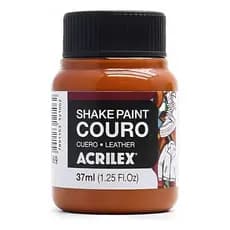 Tinta Para Couro Shake Paint Couro 37ml 569 Caramelo Durabilidade e Ótima Aderência à Superfície