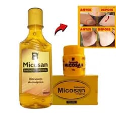 Clareador de virilha Pomada + Sabonete Barra + Sabonete Líquido - Micosan Clareador de Manchas ORIGINAL