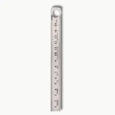 Régua Escala Rígida de Aço Inox 150mm Precisão e Durabilidade