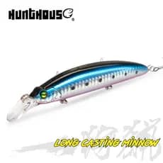 Hunthouse Minnow Iscas De Pesca Chile Poke Gyodo Flutuante Wobblers Isca Dura 110mm/19g Fundição Longa Água Salgada Para