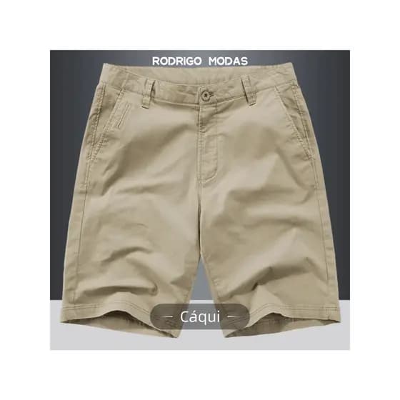Bermuda Masculina Social em Algodão para Estilo Business Casual