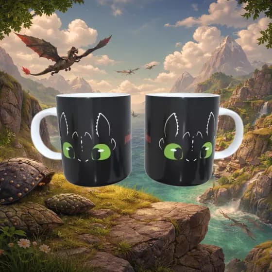 Caneca Dragao | Caneca Fantasia | Caneca Aventura | Caneca Geek | Presente Fantasia | Caneca Personalizada Polimero