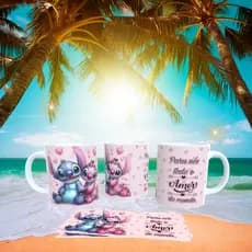 Caneca Personalizada Stitch | Caneca Criativa | Presente Personalizado | Caneca Exclusiva | Caneca Polimero 350ml