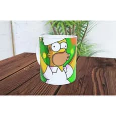 Caneca Personalizada - Homer Merry Christmas Presente de Natal