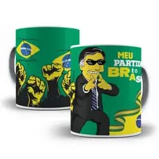 Caneca Personaliza Cerâmica - Ex. Presidente Jair Bolsonaro