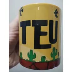 Caneca Personalizada de Cerâmica - Pra presentear - Teu Cu