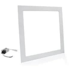 Plafon Painel Led 25w Embutir Quadrado Slim