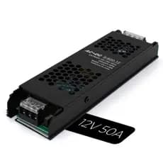 Fonte Chaveada Slim Capa Preta 12v 50a 600w