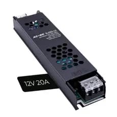 Fonte Chaveada Slim Capa Preta 12v 20a 250w