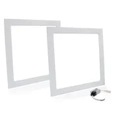 Kit 2 Painel Plafon Led Embutir 25w Quadrado