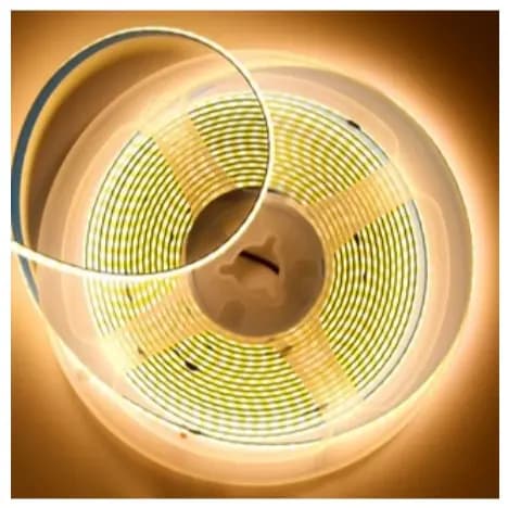 Fita Led Cob Super 5 Metros 12v 320leds Por Metro Ip20 Alto Brilho