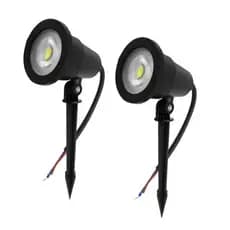 KIT 2 Luminária Espeto Jardim Luzes gramado 7w