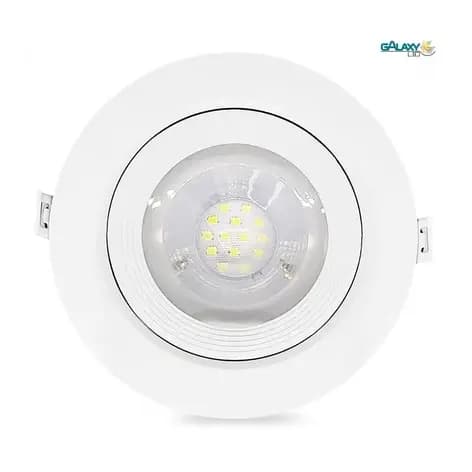 Luminária Spot Led 12w Embutir 11x11cm Direcionável Frio 6500K ou Quente 3000K Bivolt