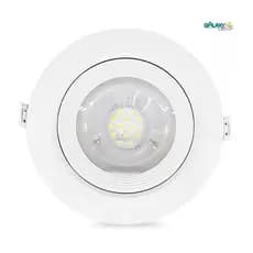 Luminária Spot Led 12w Embutir 11x11cm Direcionável Frio 6500K ou Quente 3000K Bivolt